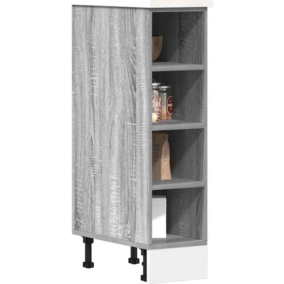 vidaXL Underskab Riga Grå Sonoma 20x44,5x81,5 cm Konstrueret Træ
