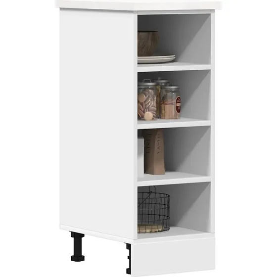 vidaXL Underskab Riga Hvid 30x44,5x81,5 cm Konstrueret Træ