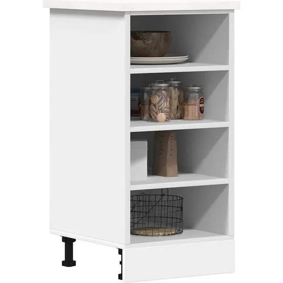 vidaXL Underskab Riga Hvid 40x44,5x81,5 cm Konstrueret Træ