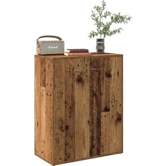 vidaXL Skænk 60x30x75 cm Konstrueret Træ Antikt Træ