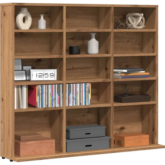 vidaXL Cd-Reol 100x23x89,5 cm konstrueret træ, hvid