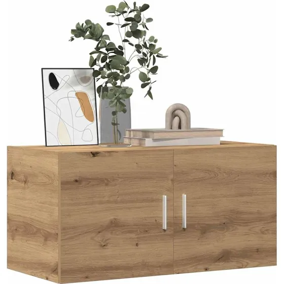 vidaXL Vægskab 80x39x40 cm Konstrueret Træ, Hvid
