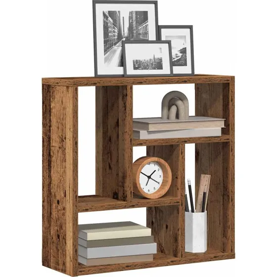 vidaXL Væghylde 45x16x45 cm Konstrueret Træ Gammelt Træ-Look