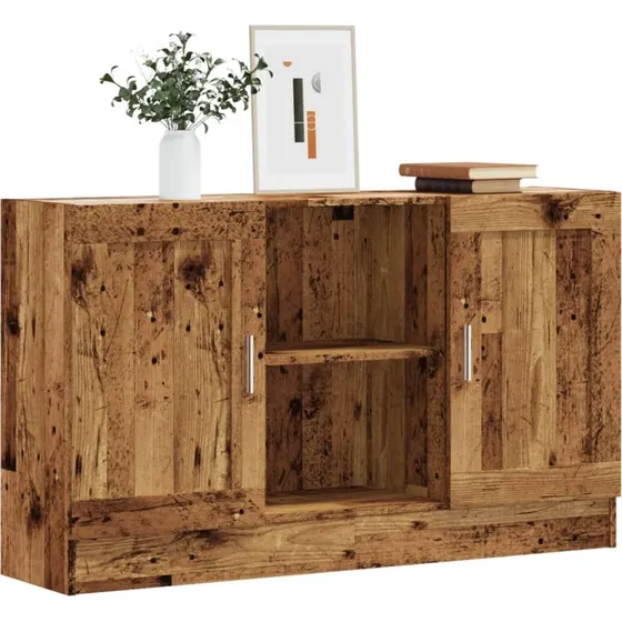 vidaXL Skænk 120x30,5x70 cm Konstrueret Træ Antikt Træ