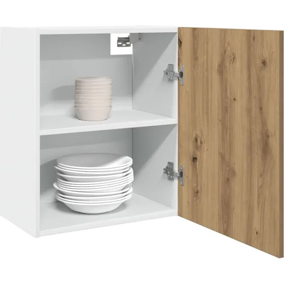vidaXL Hængeskabe Lyon 2 stk. Eg 50x31x60 cm Konstrueret Træ