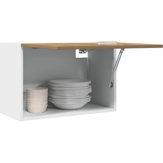 vidaXL Hængeskab Lyon håndlavet eg 60x31x40 cm konstrueret træ