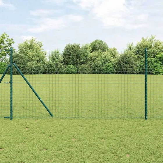 vidaXL Hegnspæl 26 stk Grøn 3,2 x 3,2 x 190 cm