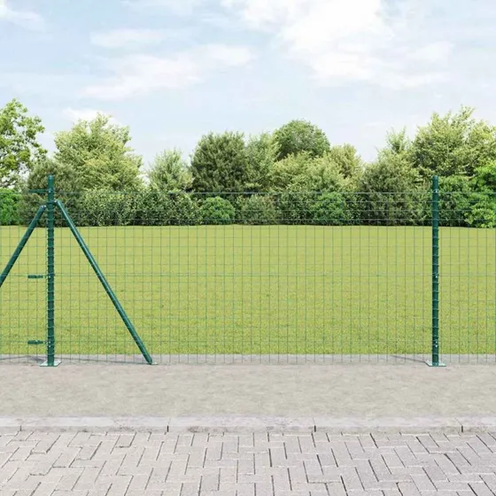 vidaXL Hegnspæl 26 stk Grå 3,2 x 3,2 x 110 cm