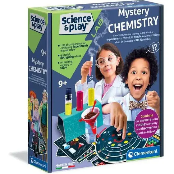 Clementoni Mystery Chemistry kemisæt, 9+ år