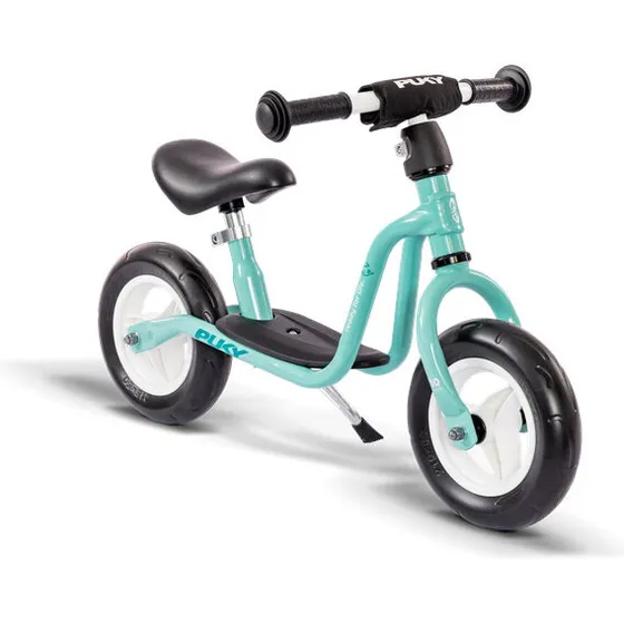 PUKY LR M Aqua grøn løbecykel med støttefod