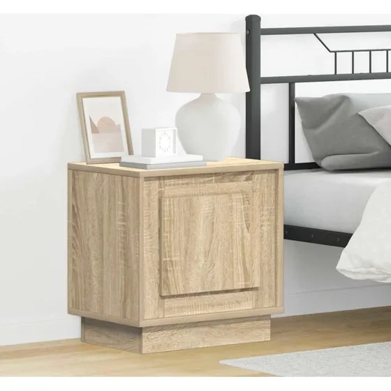 vidaXL Natskab 2 stk Sonoma eg 44 x 34,5 x 45 cm Konstrueret træ