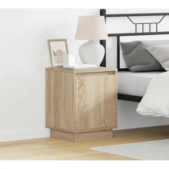 vidaXL Natskab Sonoma-eg 39 x 34,5 x 50 cm Konstrueret træ