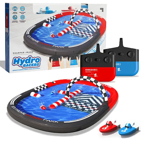 Sharper Image Hydro Park Racer - 2 fjernstyrede speedbåde (fra 6 år)