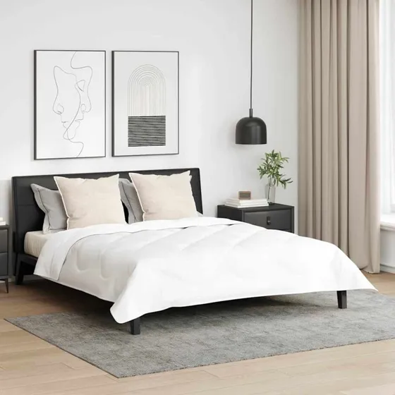 vidaXL Hovedpude 2 pcs Hvid 60 x 70 cm Fjer