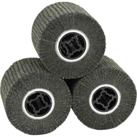 vidaXL Sliberuller 3 stk, Sort, 12 x 12 x 10 cm, Syntetisk fiber