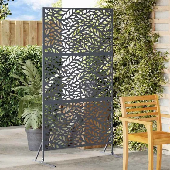 vidaXL Privatlivsskærm Antracit 100x50x180 cm Stål
