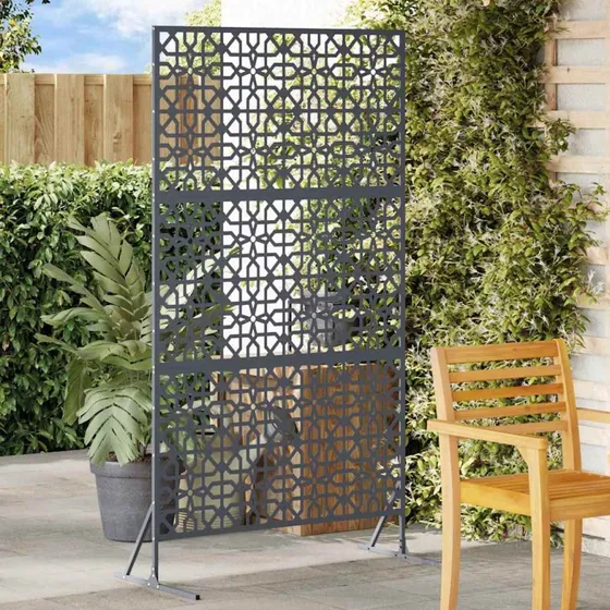 vidaXL Privatlivsskærm Antracit 100 x 50 x 180 cm Stål