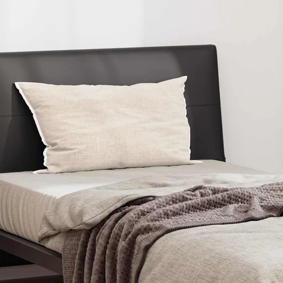 vidaXL Hovedpude Hvid 80 x 42 x 20 cm Bomuld/Polyester