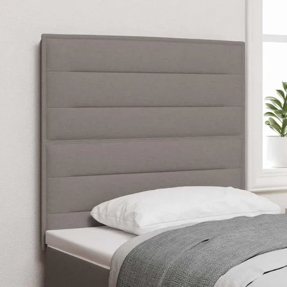 vidaXL Hovedgærde Gråbrun 90 cm Stof – Justerbart & Blødt
