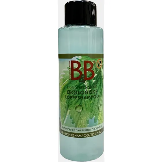 B&B Økologisk Loppeshampoo til hund – 100 ml