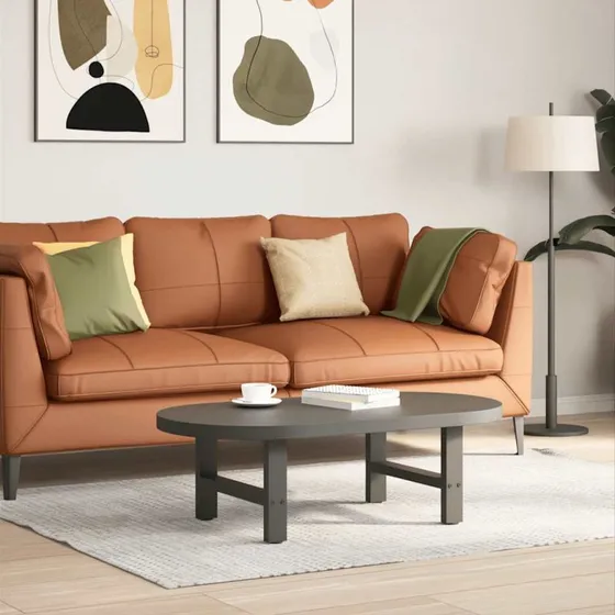 vidaXL sofabordsben antracit 2 stk. 50x(30-31) cm stål