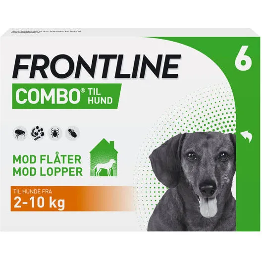 Frontline Combo Hund 2–10 kg, 6 x 0,67 ml