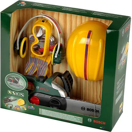 Bosch motorsav med tilbehør, fra 3 år