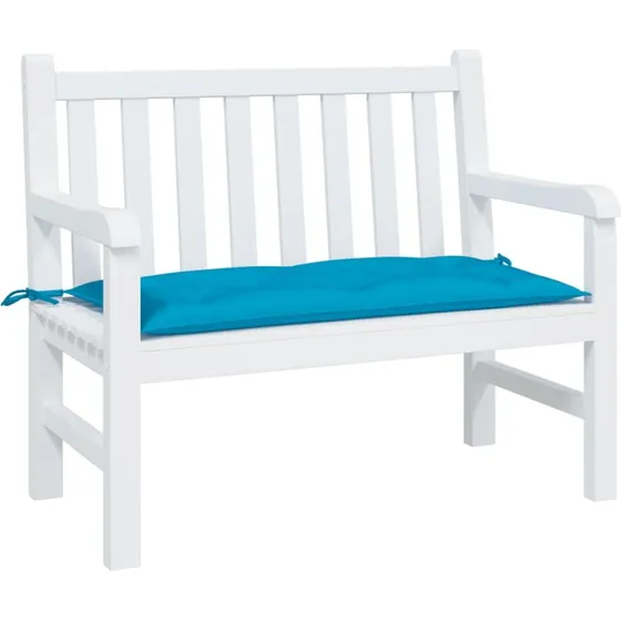 vidaXL Hynde til Havebænk 100x50x7 cm, Lyseblå, Oxfordstof