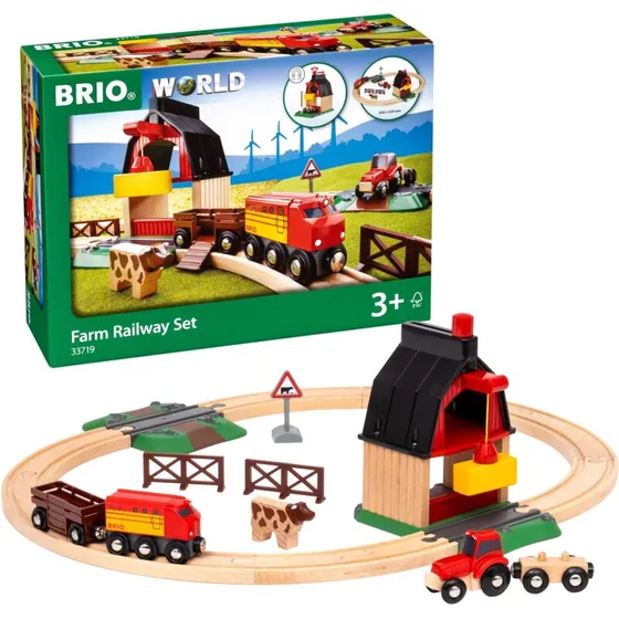 BRIO 33719 Bondegård-på-landet Togbanesæt