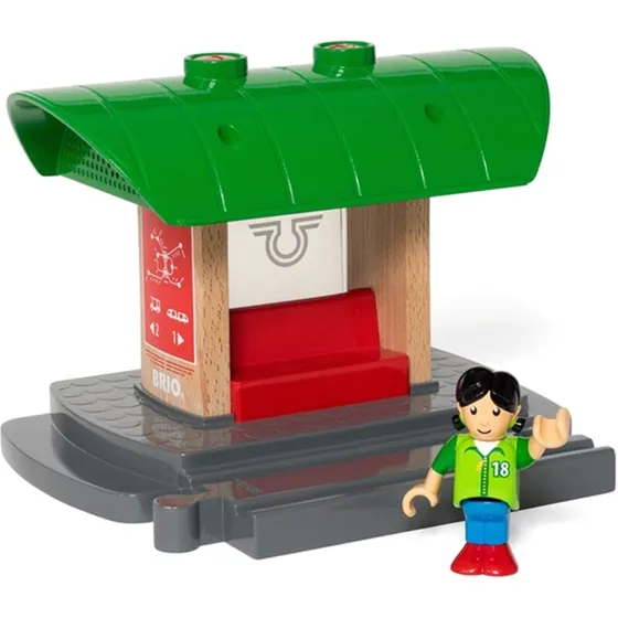 BRIO Togstation med lydoptager