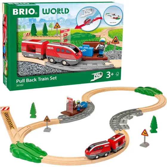 BRIO® 36102 Pull Back togsæt