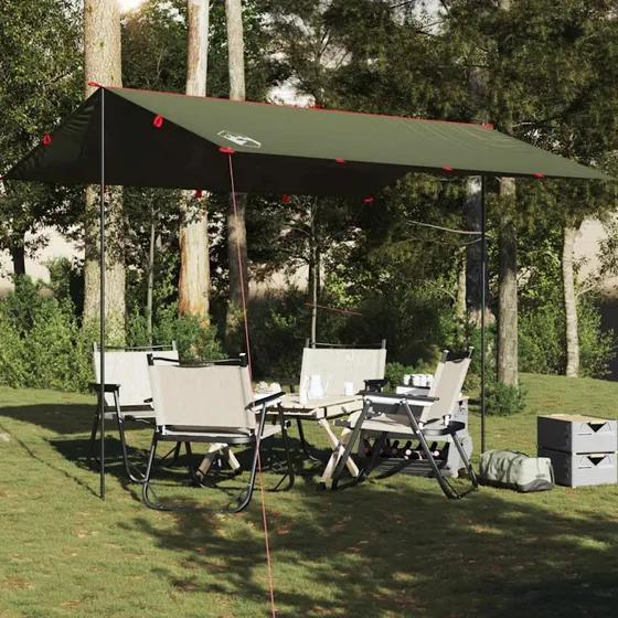 vidaXL tarp 366x306 cm olivengrøn vandtæt