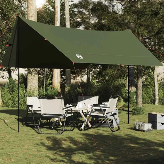vidaXL Tarp 438x376x212 cm olivengrøn vandtæt