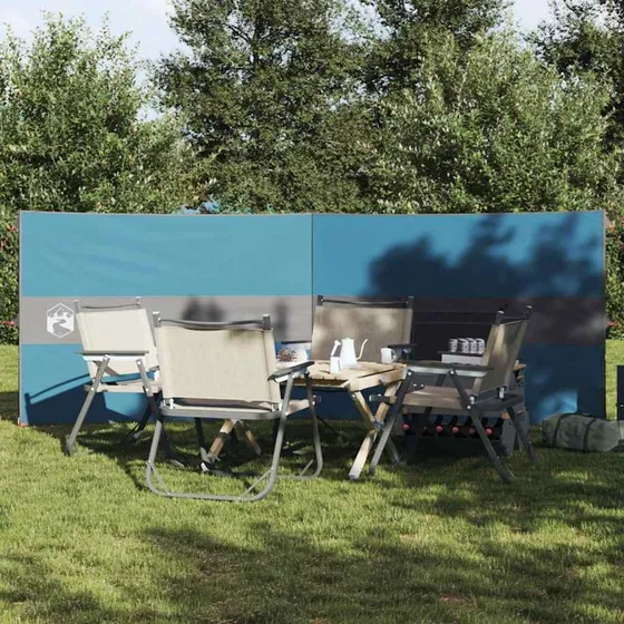 vidaXL Læsejl 344x120 cm vandtæt blå