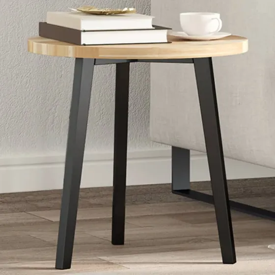 vidaXL bordplade Ø40x2 cm rund massivt akacietræ