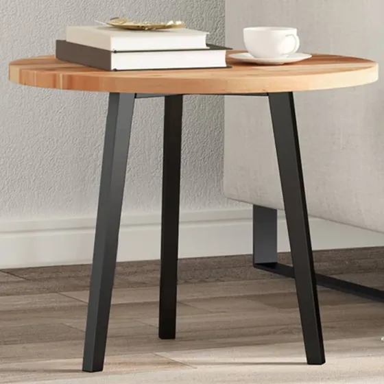 vidaXL bordplade Ø50x2 cm massivt akacietræ rund