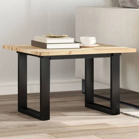 vidaXL 60x60x2 cm firkantet massiv akacietræ bordplade