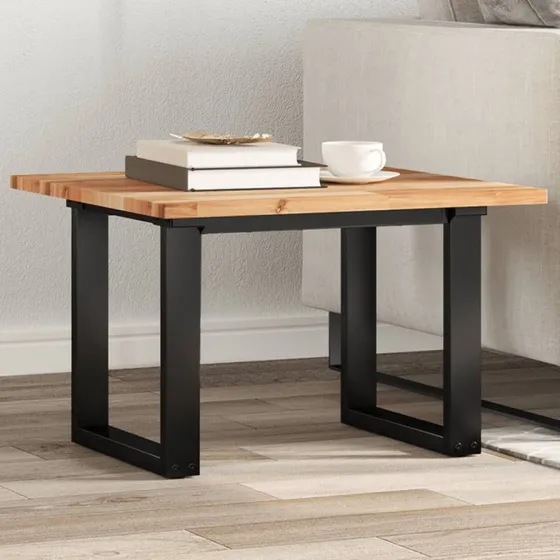 vidaXL 60x60x2 cm firkantet massivt akacietræ bordplade
