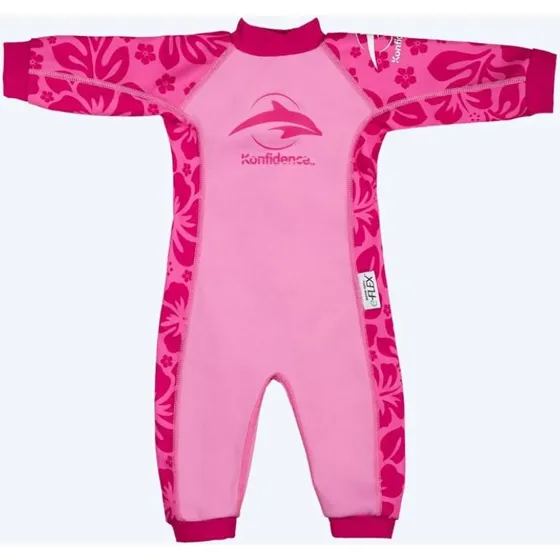 Konfidence Splashy våddragt til børn UV50+ - Pink