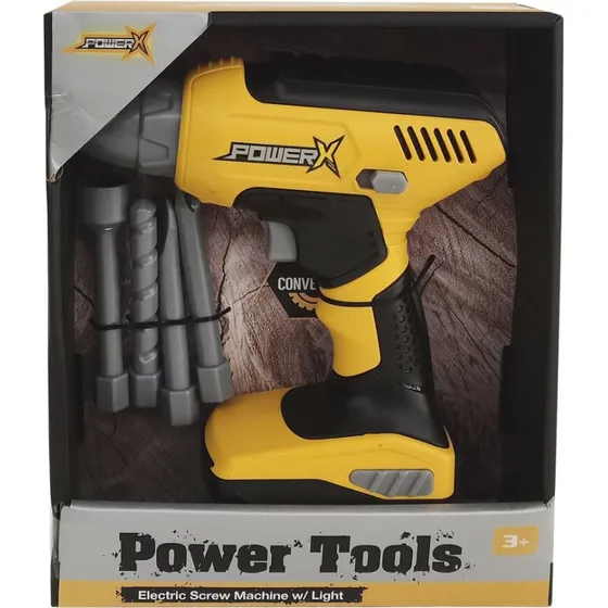 Power X Electric Screw M – batteridrevet legetøjsboremaskine