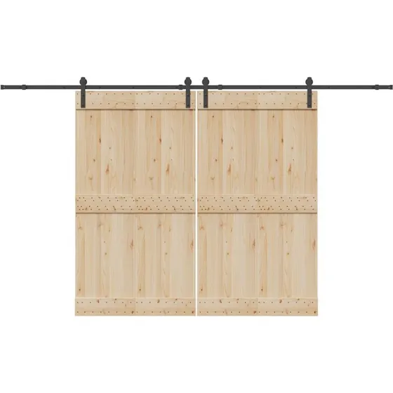 vidaXL skinnesæt 366 cm stål sort