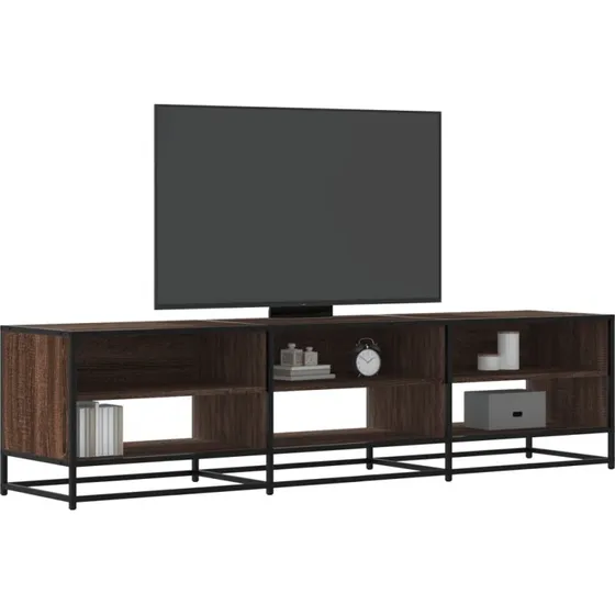 vidaXL tv-bord 180x40x46 cm konstrueret træ brun