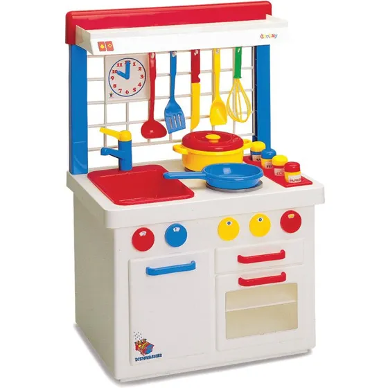 Dantoy Legekøkken Kitchen Centre, hvid 72 cm