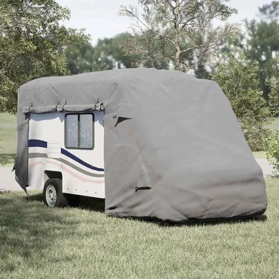 vidaXL autocamperovertræk 610x235x275 cm grå