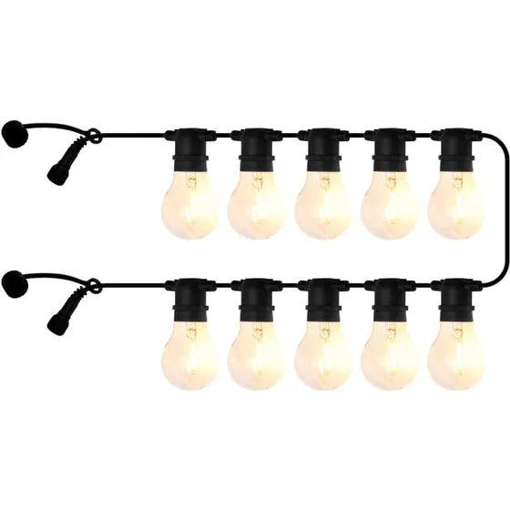 Sirius Tobias suppleringslyskæde LED klar 4,5 m (10 pærer)