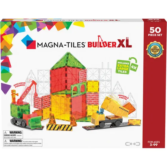 MAGNA-TILES Builder XL 50 dele magnetisk byggesæt
