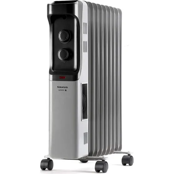 Taurus New Dakar Olieradiator 2000W, 9 kamre, grå