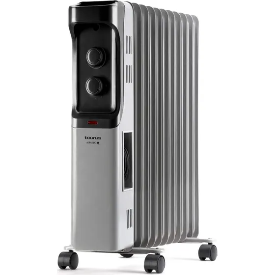 Taurus Dakar Olieradiator, 2500 W, grå, justerbar termostat