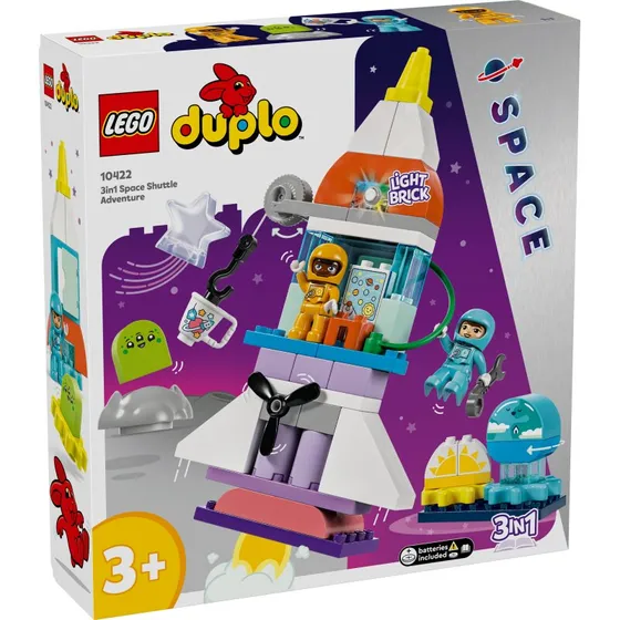 LEGO DUPLO 3-i-1 Eventyr med rumfærge 10422