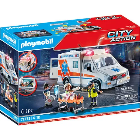 Playmobil Ambulance i amerikansk stil 71232 (fra 4 år)